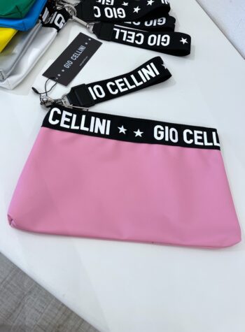 Shop Online Busta beach bag rosa Gio Cellini