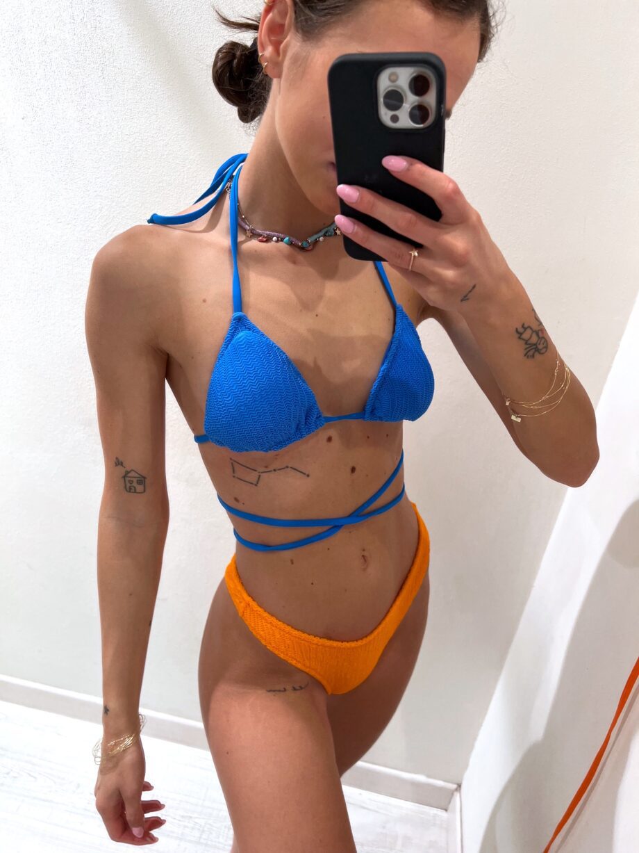 Shop Online Bikini slip Amelie goffry rainbow bluette Matinée