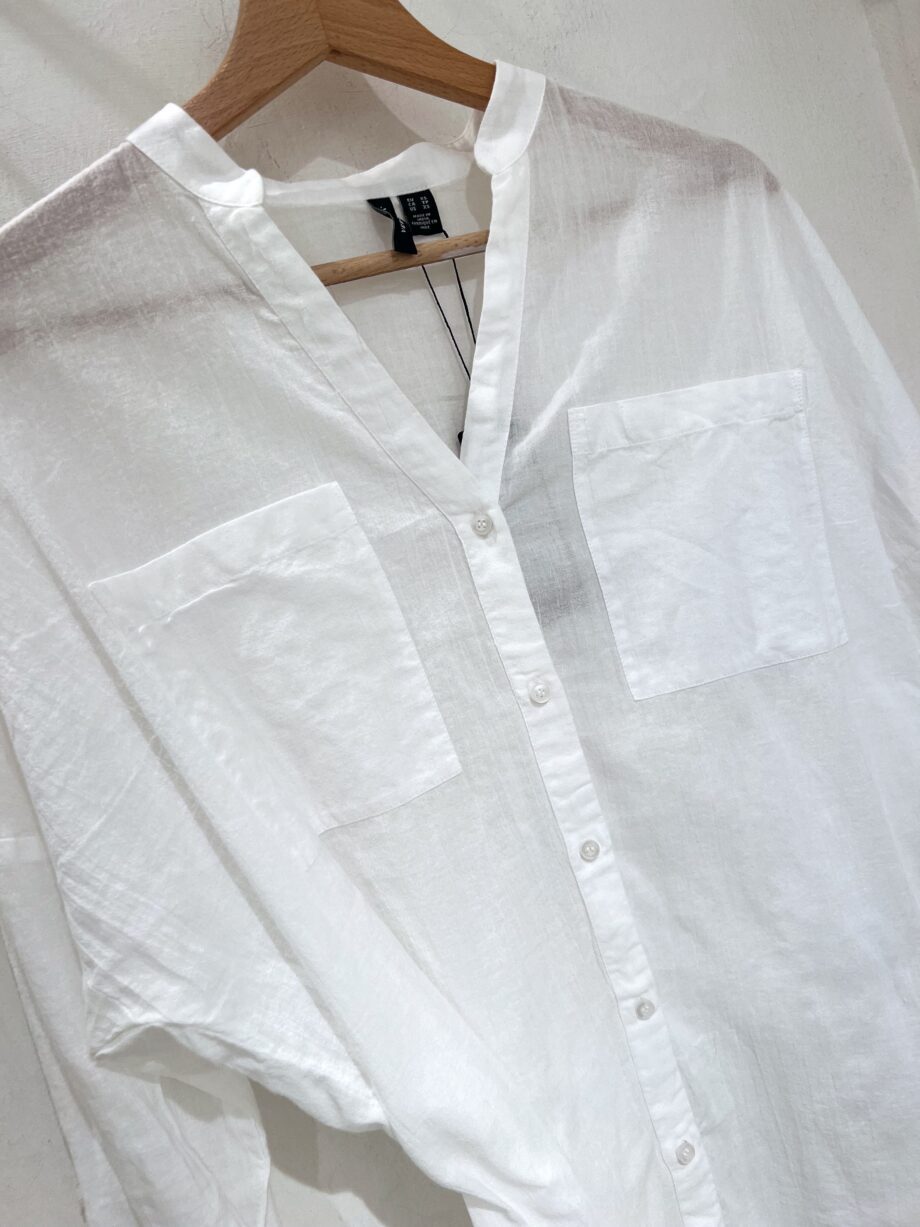 Shop Online Vestito camicia bianco Vero Moda