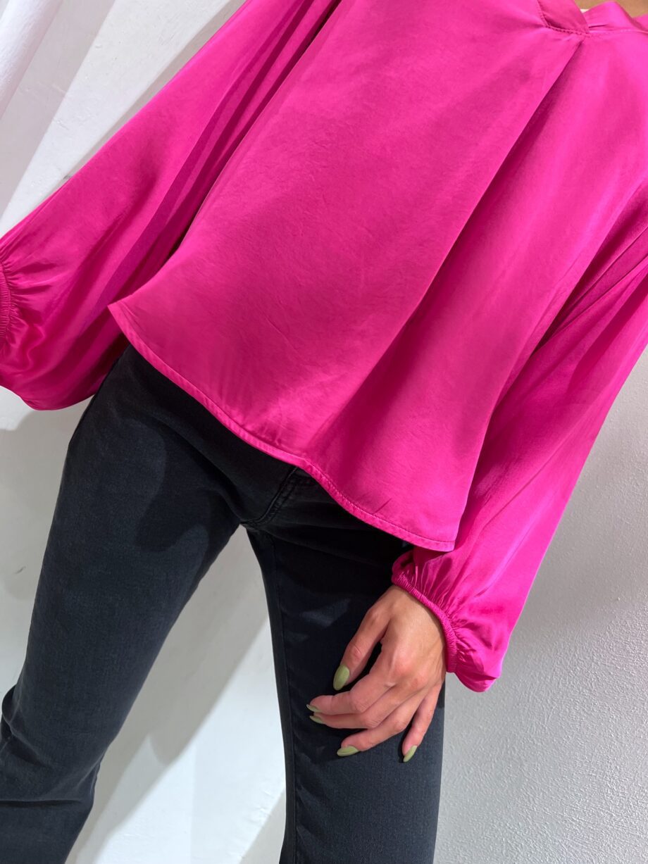 Shop Online Blusa fucsia maniche palloncino Have One