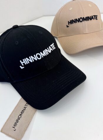 Shop Online Cappellino con visiera nero logo Hinnominate