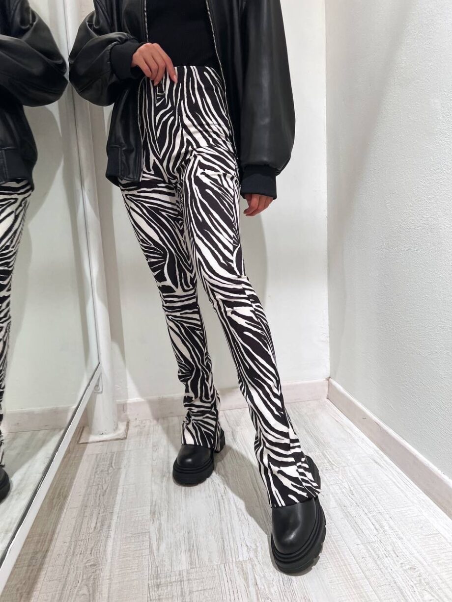 Shop Online Pantalone leggings zebrato Vicolo
