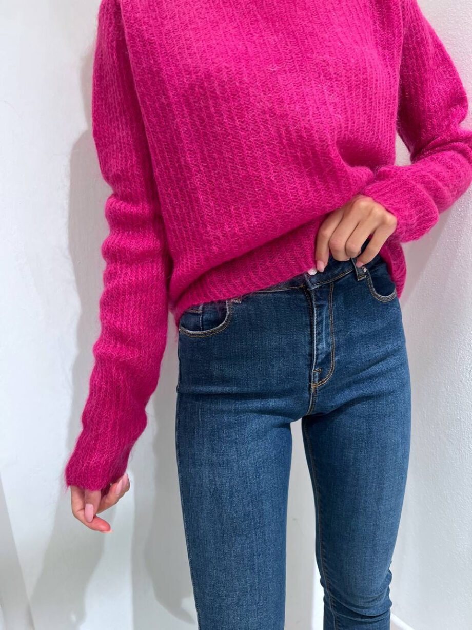 Shop Online Maglioncino fucsia in mohair Kontatto