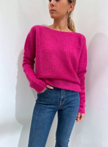 Shop Online Maglioncino fucsia in mohair Kontatto