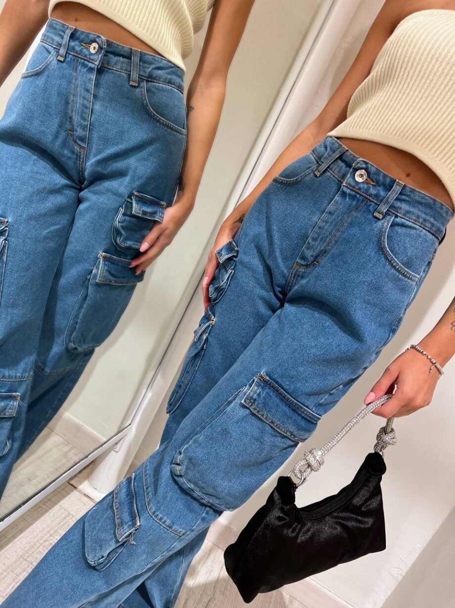 Shop Online Jeans chiaro palazzo cargo The Lulù