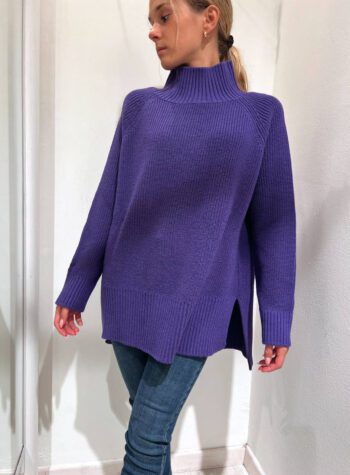 Shop Online Maglione rasato over viola Kontatto