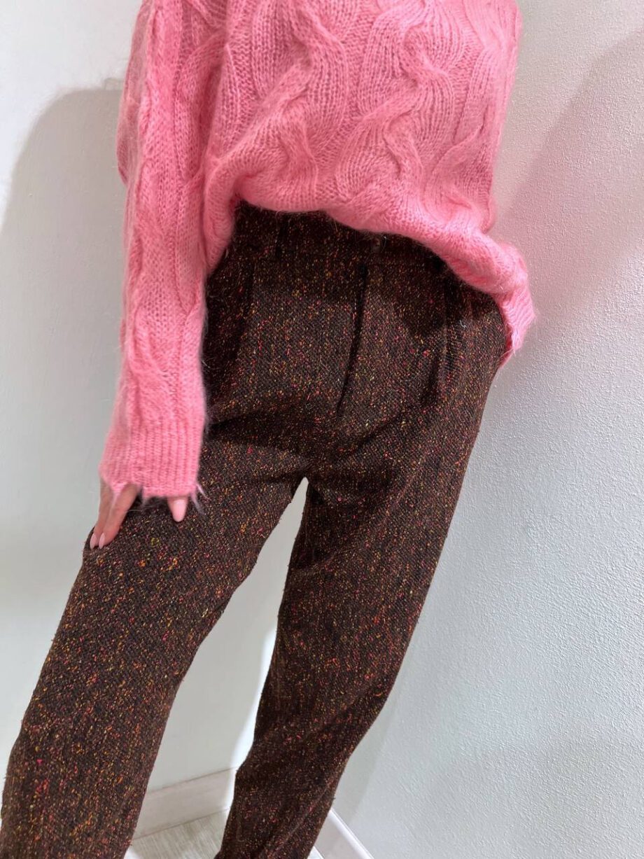 Shop Online Pantalone in tweed a sigaretta Kontatto