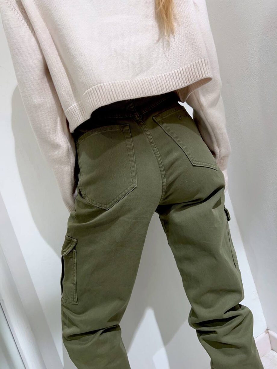 Shop Online Pantalone cargo verde militare So Allure