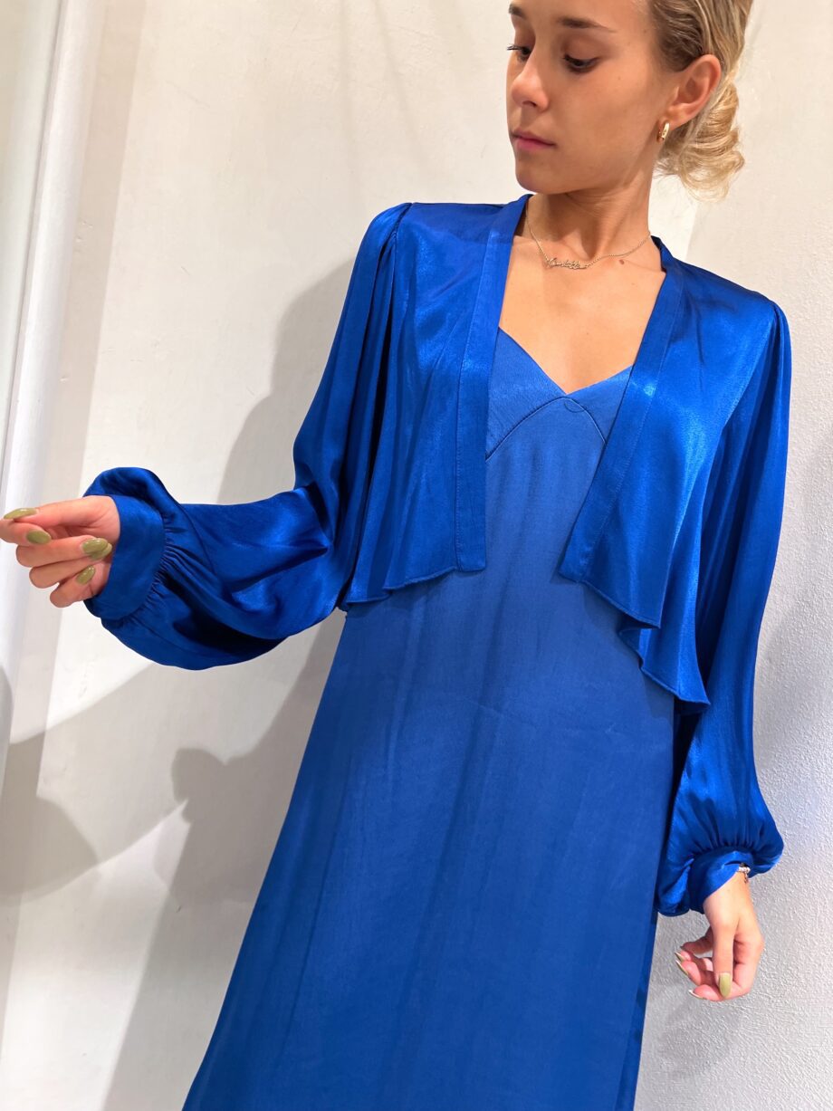 Shop Online Coprispalle in raso bluette Have One