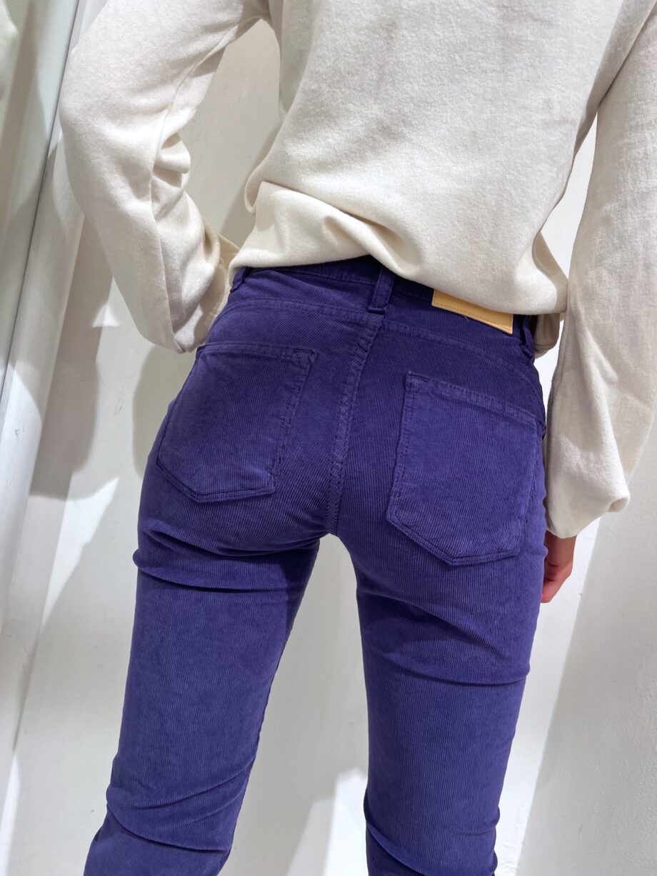 Shop Online Jeans skinny in velluto viola Have One