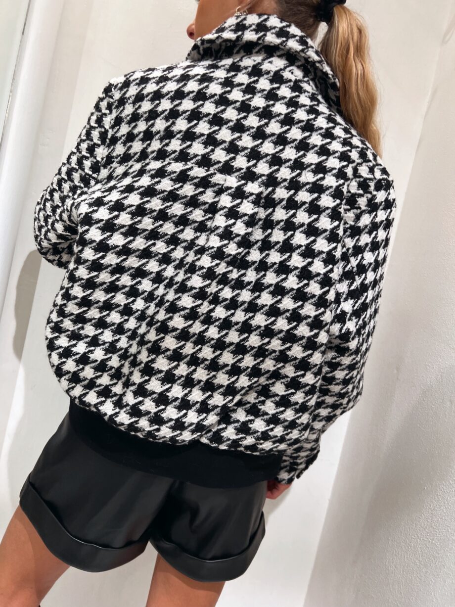 Shop Online Bomber corto pied de poule Suncoo