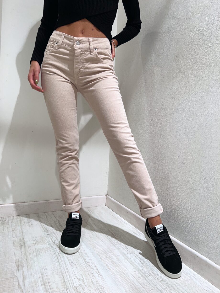 Shop Online Jeans skinny in velluto beige Have One