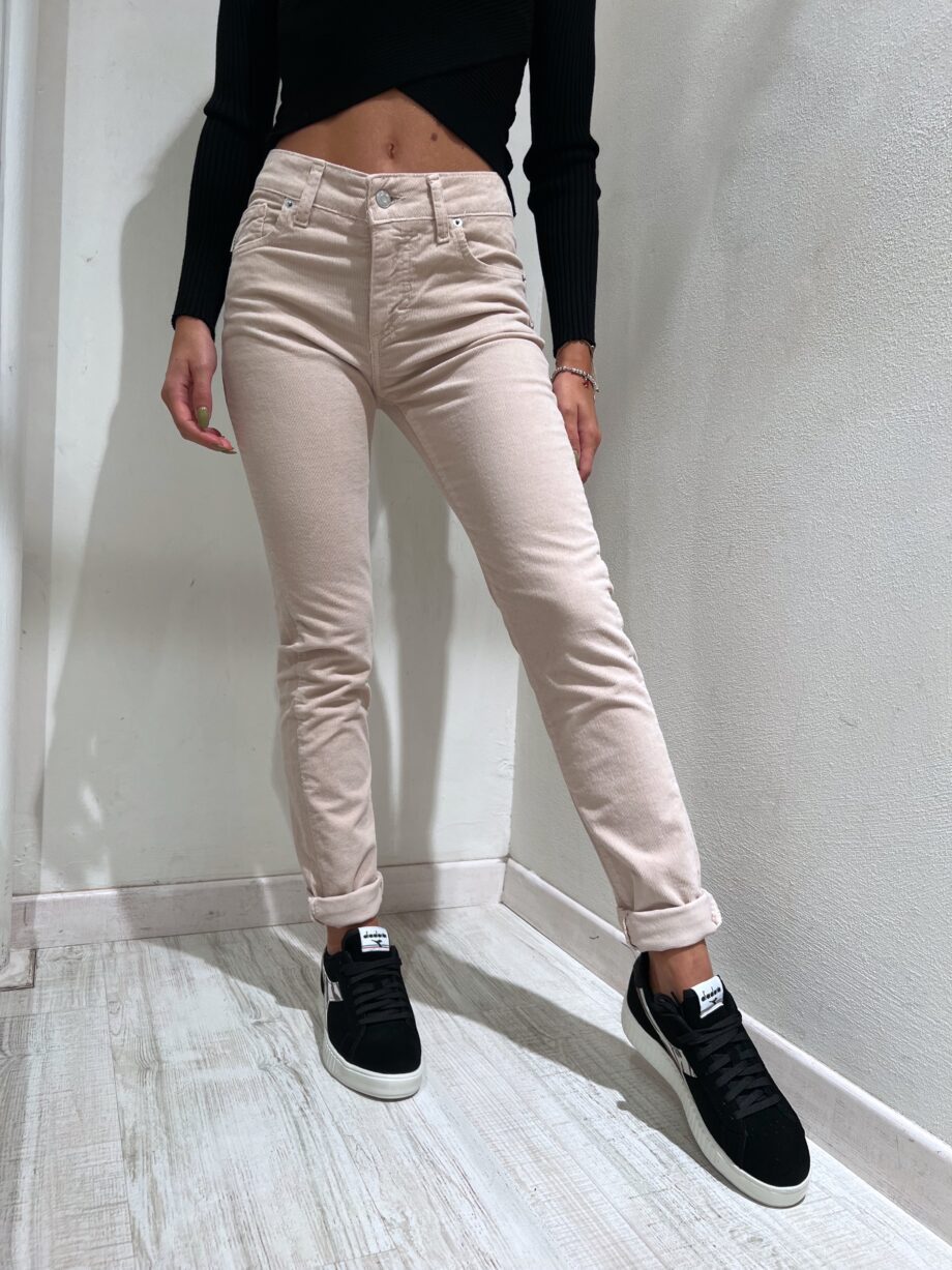 Shop Online Jeans skinny in velluto beige Have One