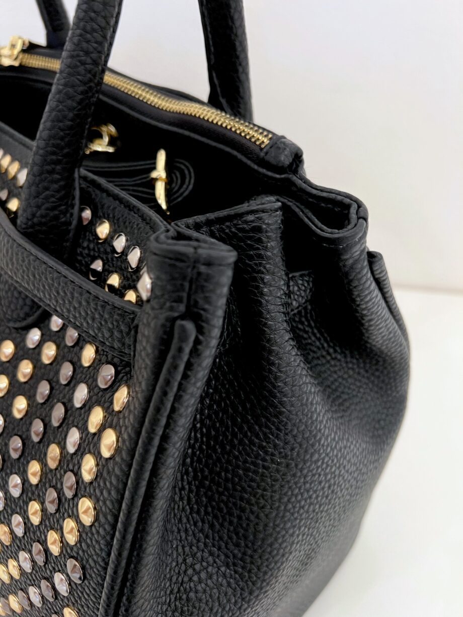 Shop Online Borsa nera Aida all studs Gio Cellini