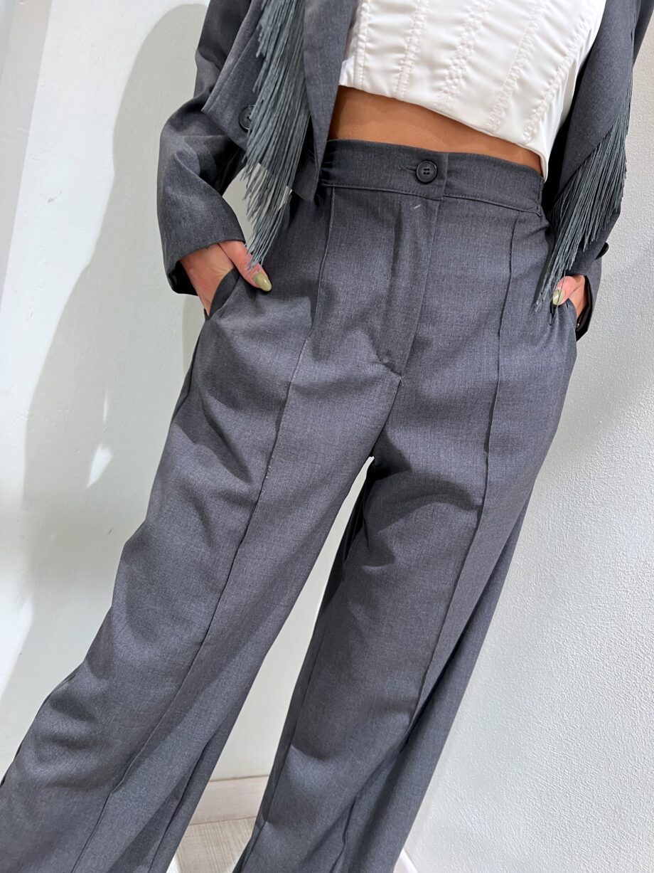 Shop Online Pantalone palazzo morbido grigio Have One