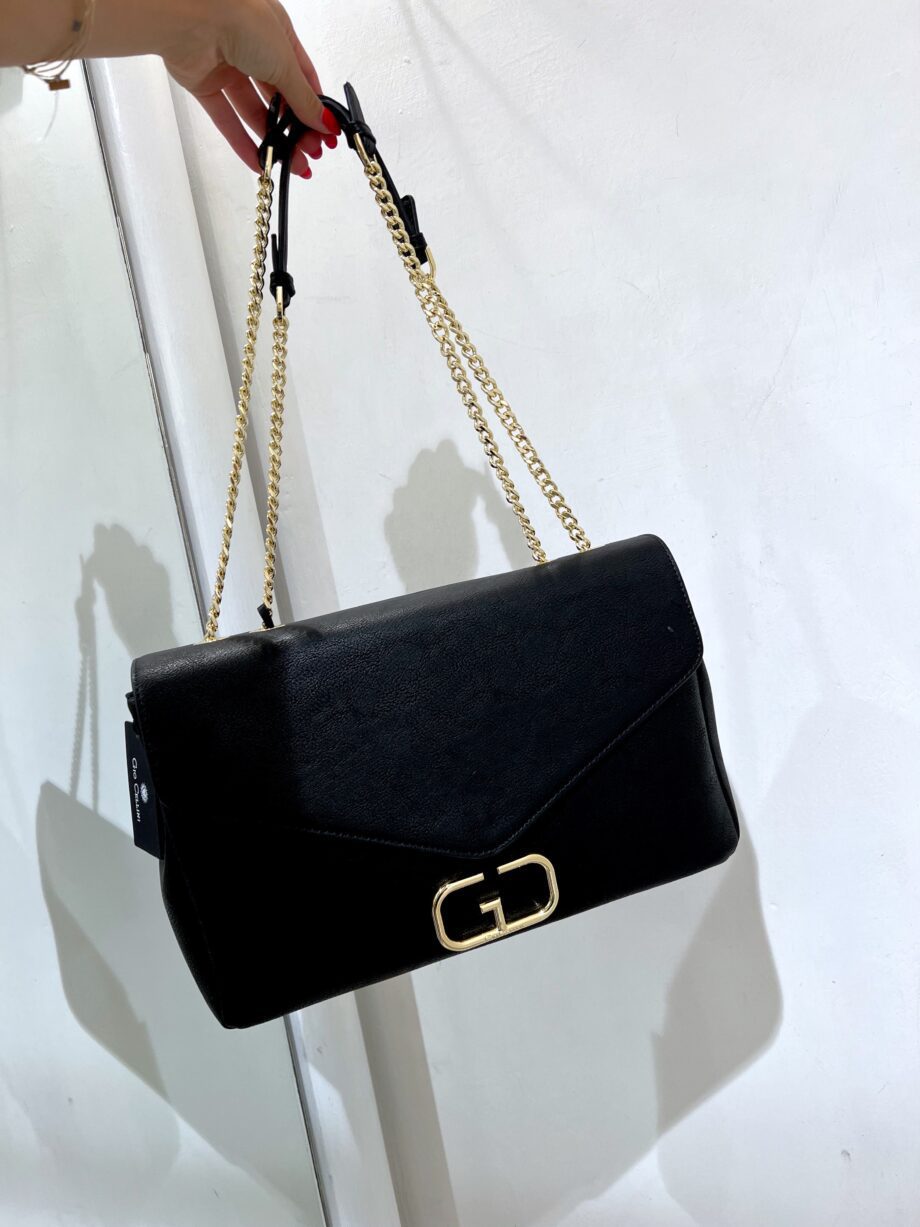 Shop Online Borsa nera Aida all studs Gio Cellini