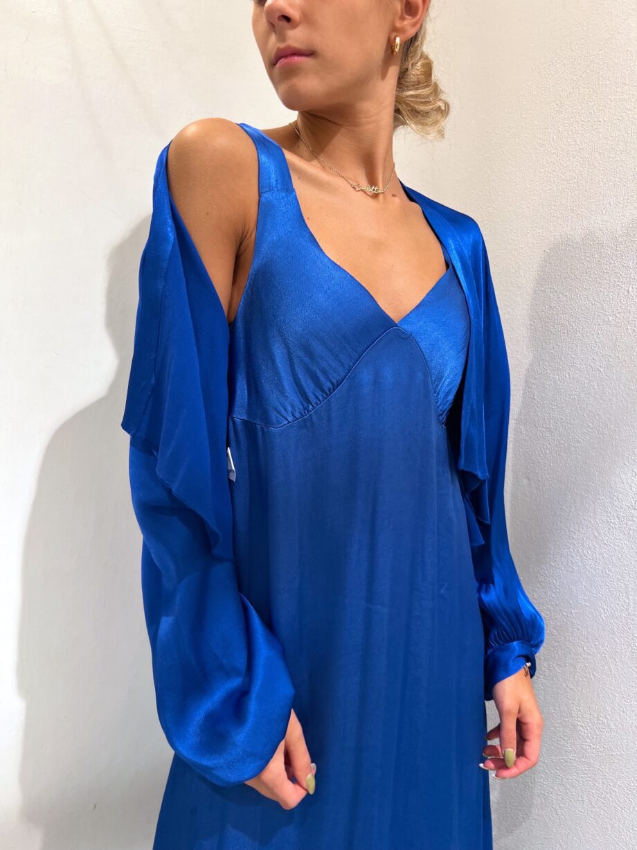 Shop Online Coprispalle in raso bluette Have One