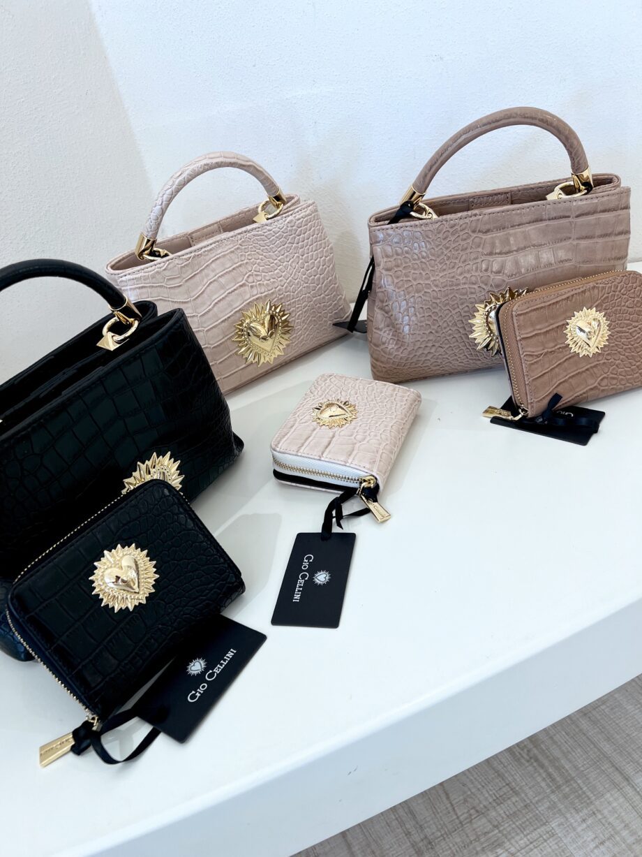 Shop Online Borsa mini Kim golden heart Gio Cellini