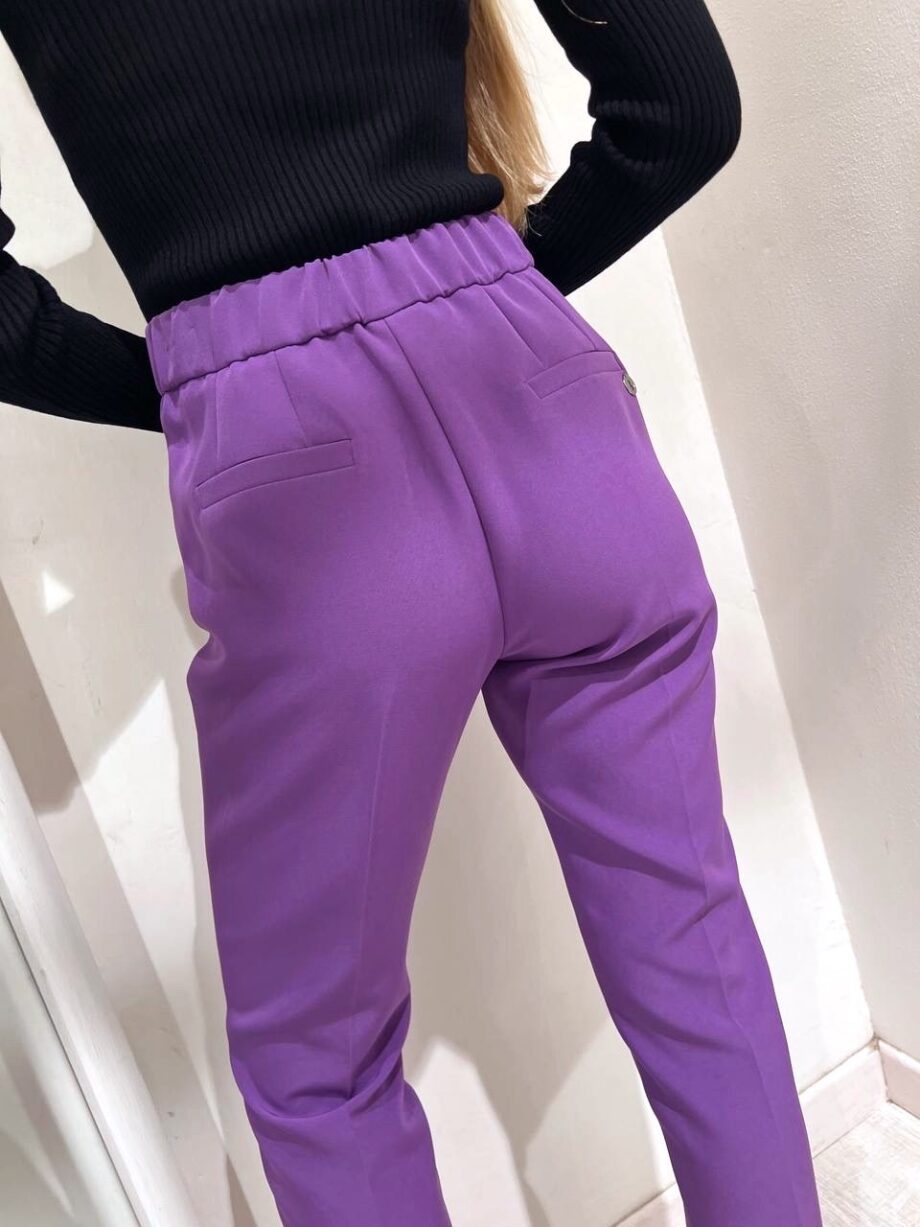 Shop Online Pantalone sigaretta viola Kontatto