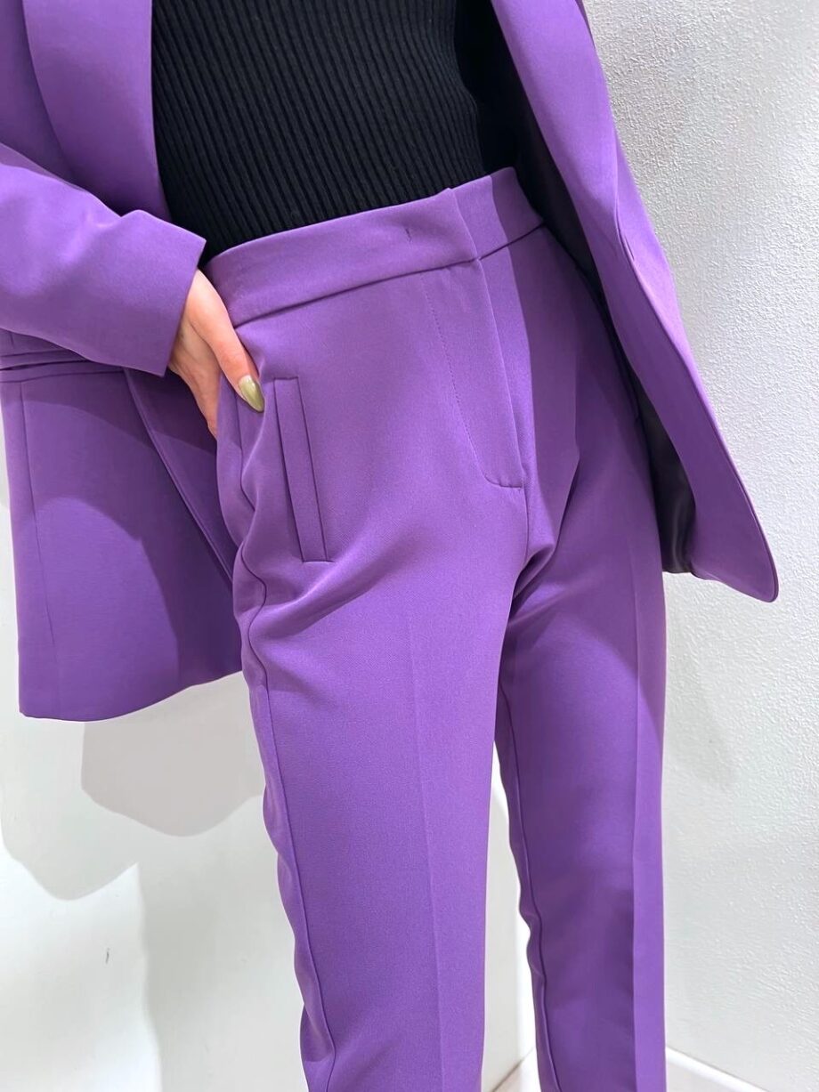 Shop Online Pantalone sigaretta viola Kontatto