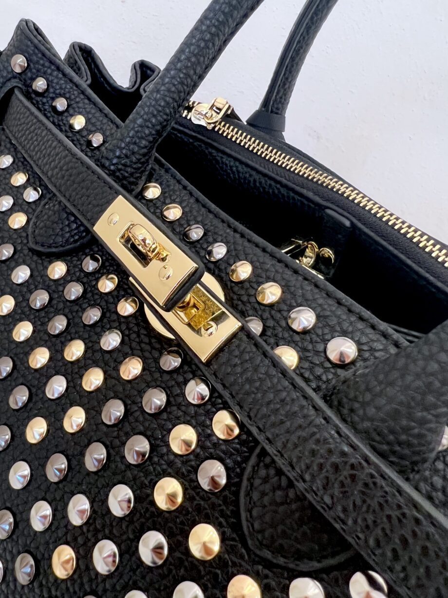 Shop Online Borsa nera Aida all studs Gio Cellini