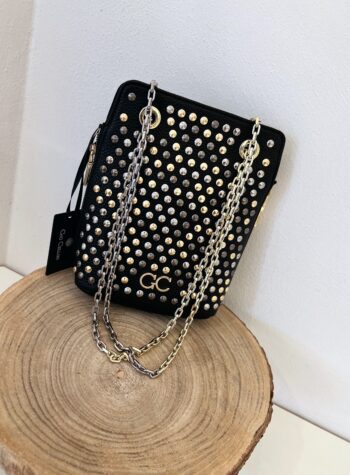 Shop Online Borsa nera Sienna all studs Gio Cellini