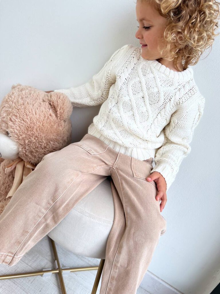 Maglioncino panna con trecce Name It Shop Online Maglioncino panna con trecce Name It