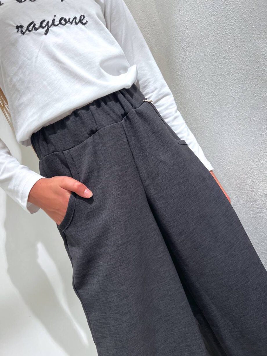 Shop Online Pantalone palazzo grigio Souvenir Kids