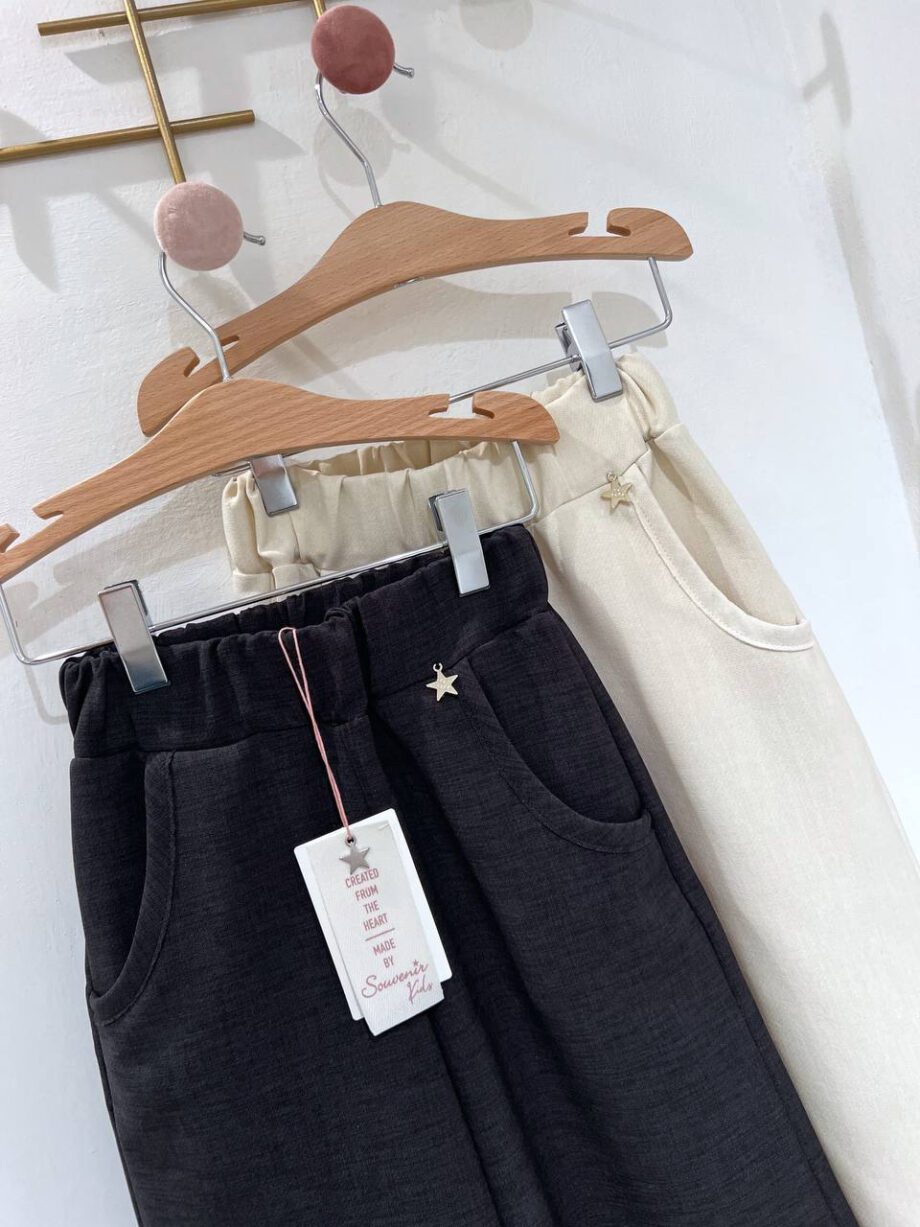 Shop Online Pantalone palazzo grigio Souvenir Kids