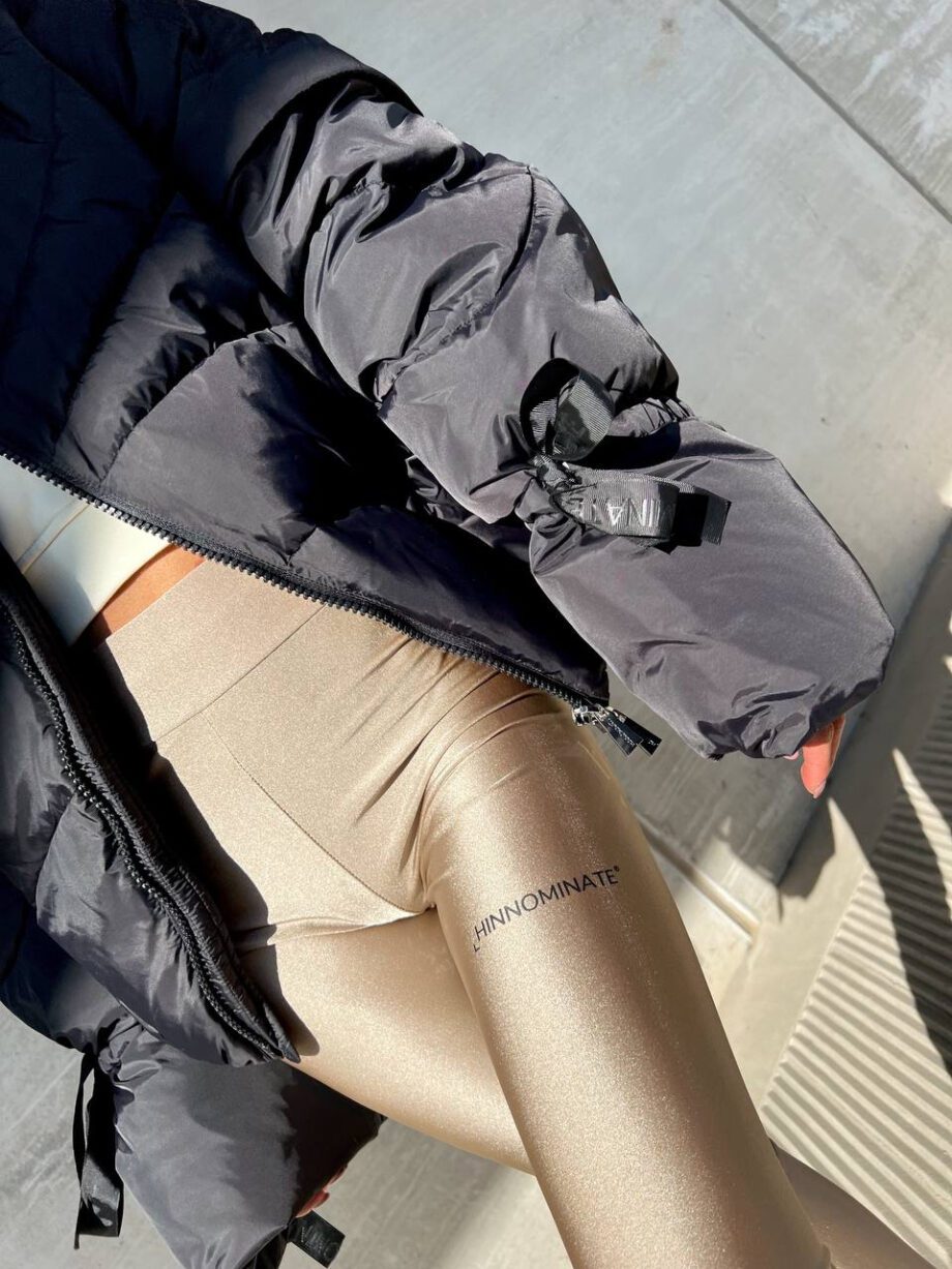 Shop Online Piumino oversize nero opaco Hinnominate