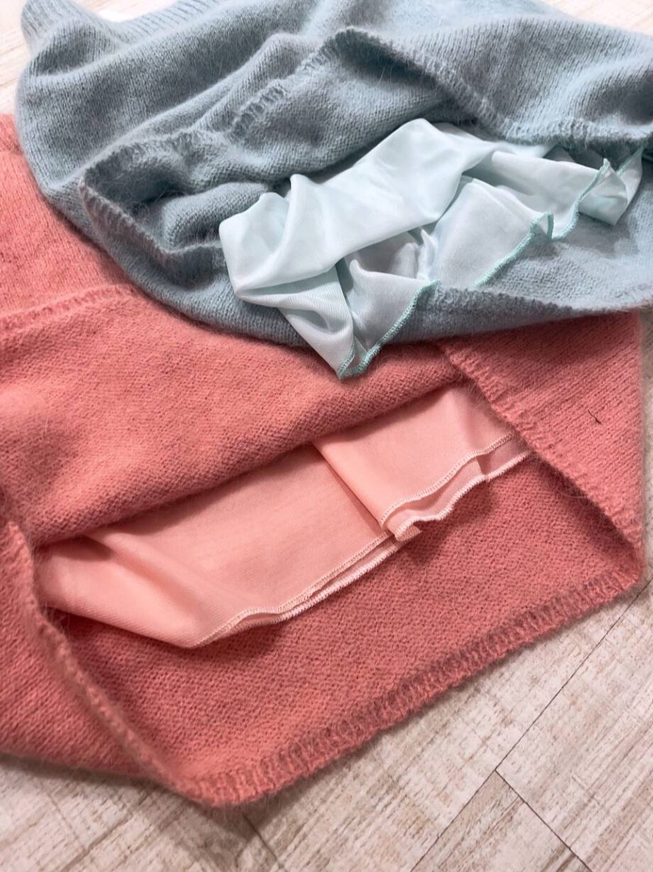Shop Online Minigonna in maglia polvere Vicolo