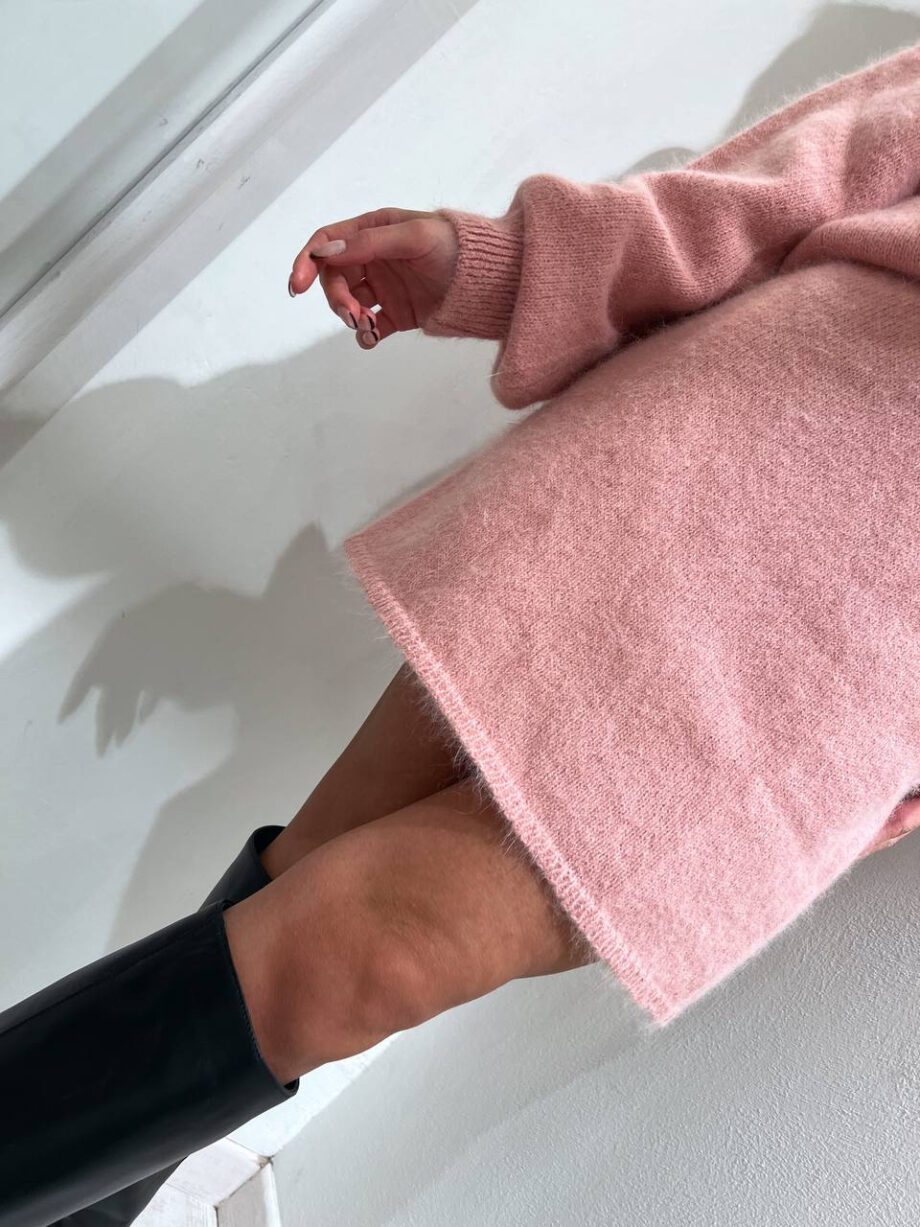 Shop Online Minigonna in maglia rosa Vicolo