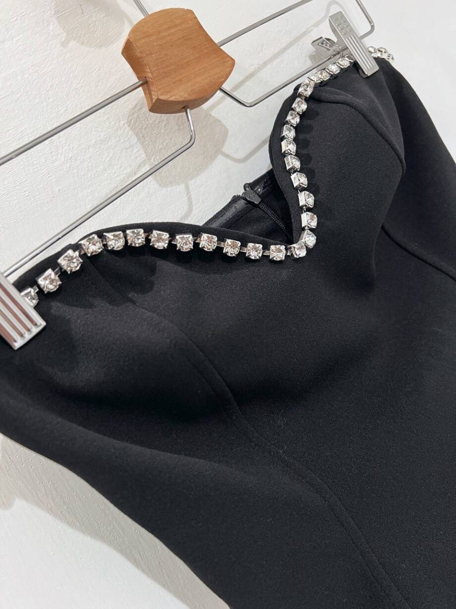 Shop Online Top corsetto nero con strass Have One