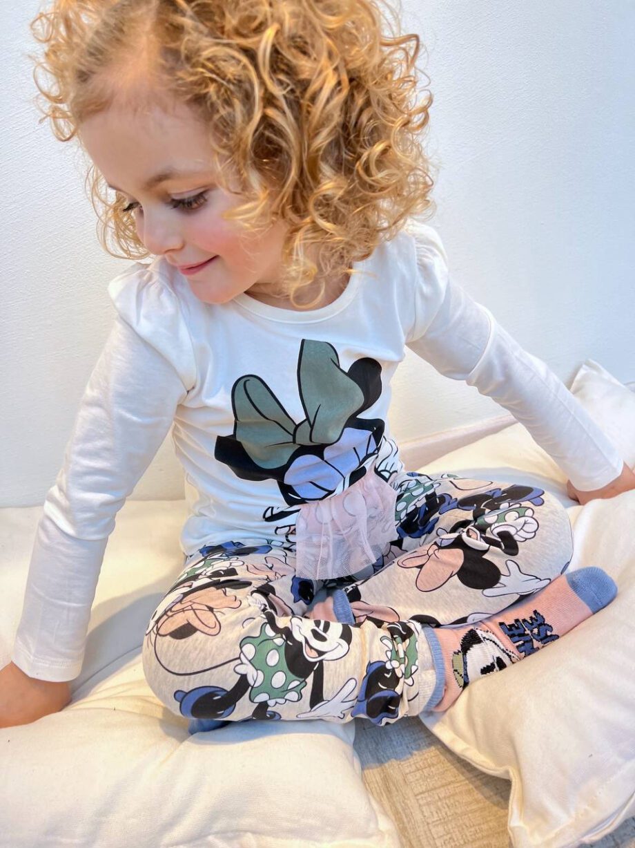 Shop Online Maglietta bianca girocollo stampa Disney Name It