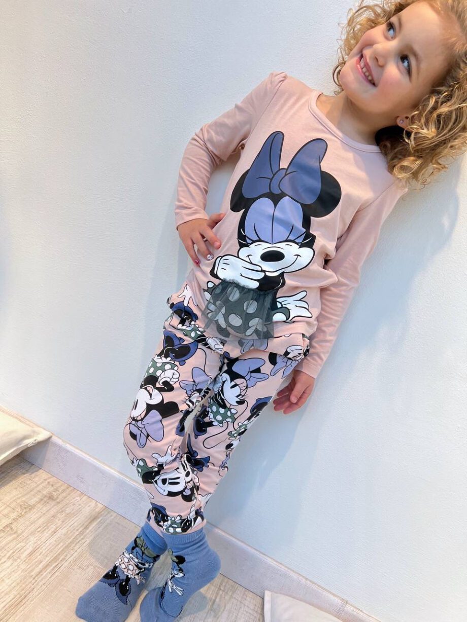 Shop Online Pantalone tuta rosa stampa Disney Name It