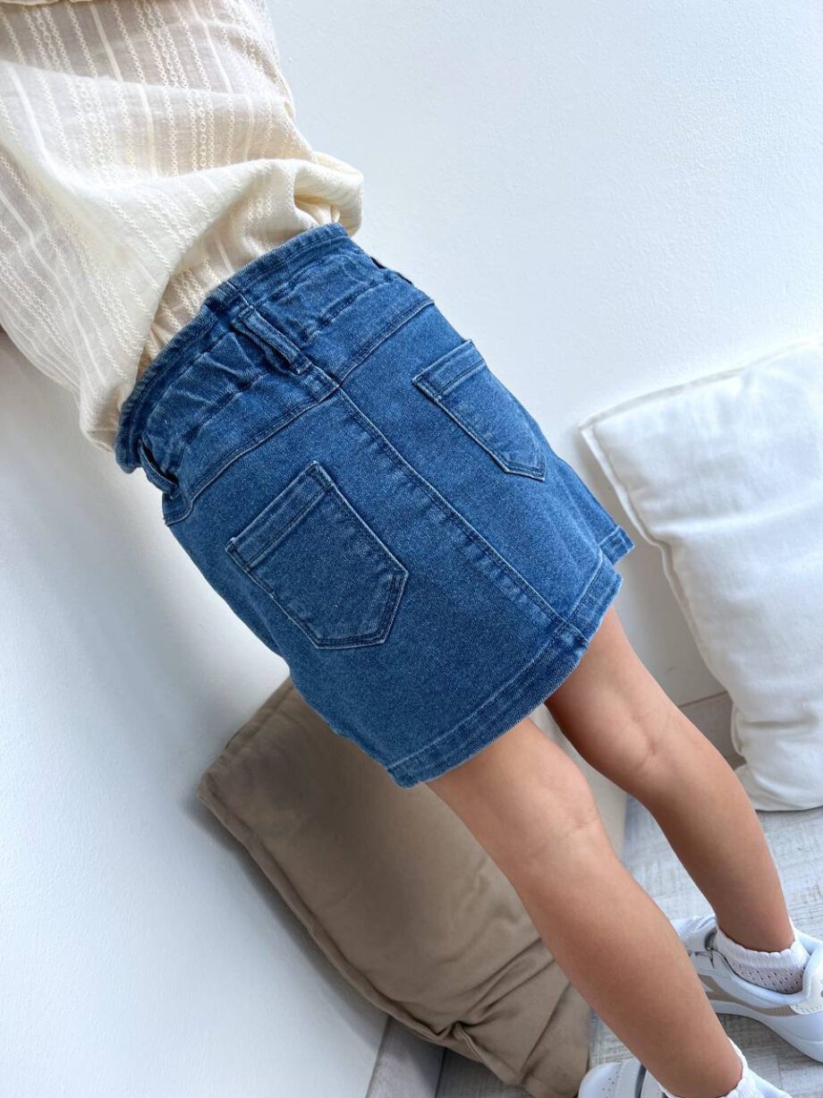 Shop Online Minigonna in jeans con rouches Name It