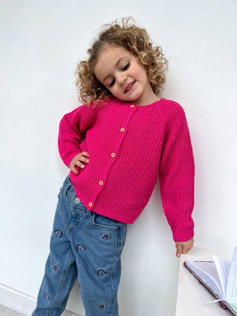 Shop Online Cardigan fucsia girocollo Name It