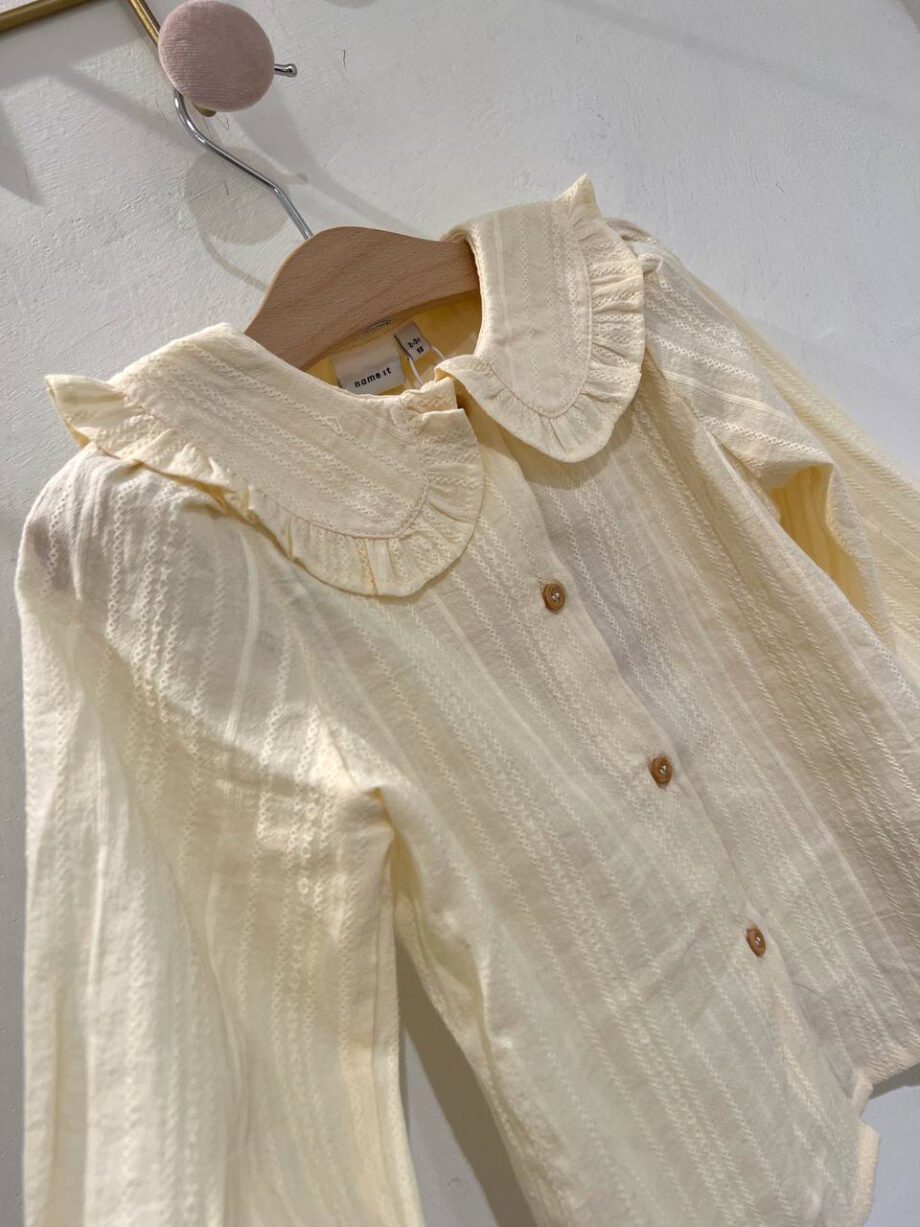 Shop Online Camicia crema con colletto Name It