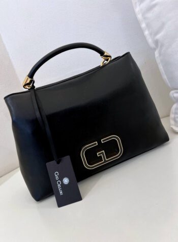 Shop Online Borsa Kim monogram nera Gio Cellini