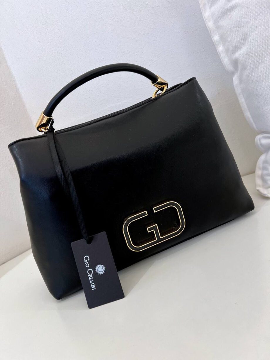 Shop Online Borsa Kim monogram nera Gio Cellini