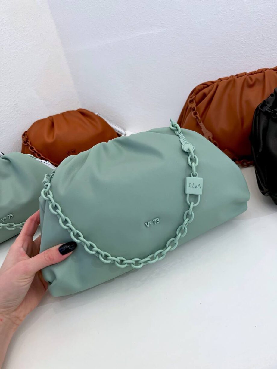 Shop Online Pochette Imalia clutch grande Imalia verde menta V73