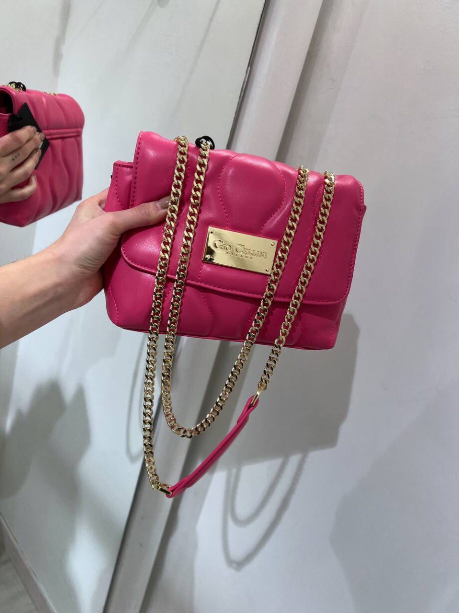 Shop Online Borsa Leyla mini matelassé fucsia Gio Cellini