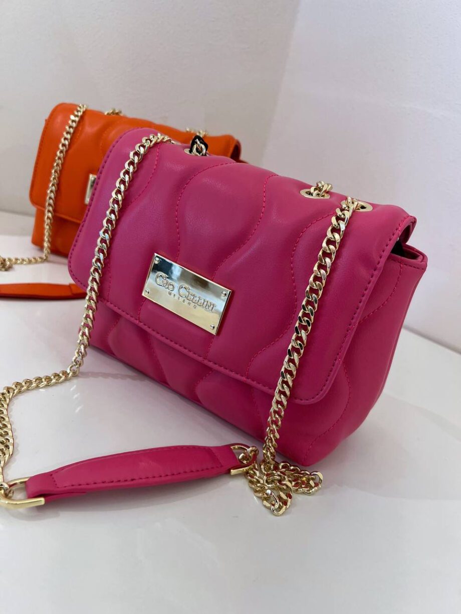 Shop Online Borsa Leyla mini matelassé fucsia Gio Cellini