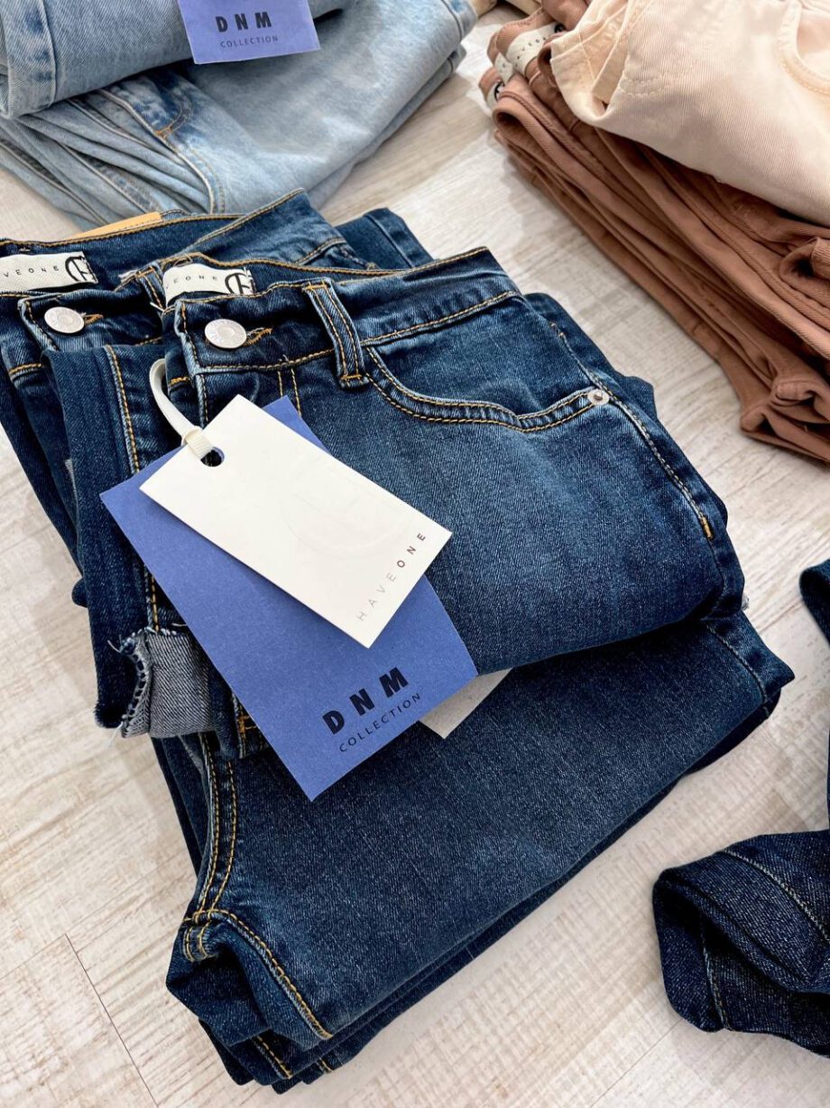 Shop Online Jeans Portobello scuro ampio con rovescia Have One