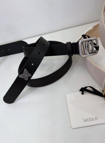 Shop Online Cintura nera farfalle fibbia VCL Vicolo
