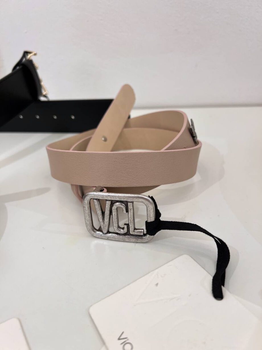 Shop Online Cintura rosa cipria farfalle fibbia VCL Vicolo