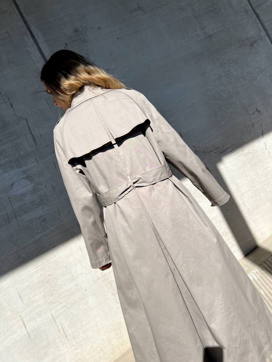 Shop Online Trench lungo tortora doppiopetto Have One