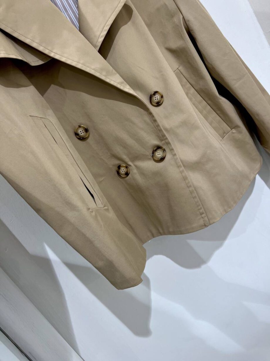 Shop Online Trench corto beige doppiopetto Souvenir