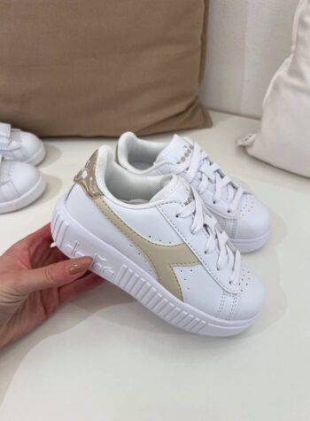 Shop Online Sneakers game step bianche e beige Diadora