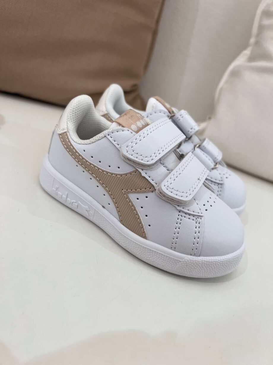 Shop Online Sneakers game step girl bianche e beige Diadora